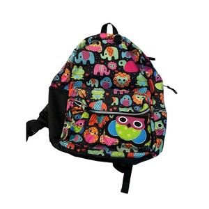 Star Point By Mojo Backpack Multicolor Owls 14x10x5”